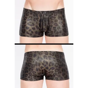 Goldene Boxer Short Panther 702-67 von Look Me | Fesselliebe.de