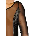 Schwarzes Shirt F130 von Noir Handmade Diva Collection