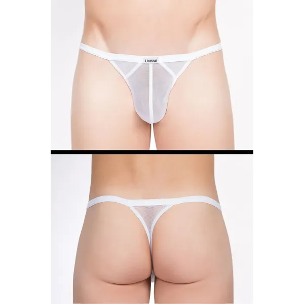 Weißer String Malibu 2 92-57 von Look Me | Fesselliebe.de