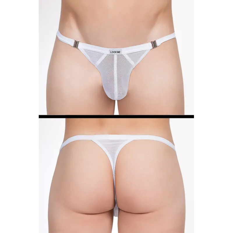 Weißer Stripper String Malibu 2 92-58 von Look Me | Fesselliebe.de