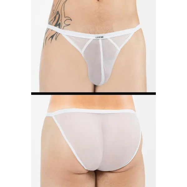 Weißer Tanga-Slip Malibu 2 92-61 von Look Me | Fesselliebe.de