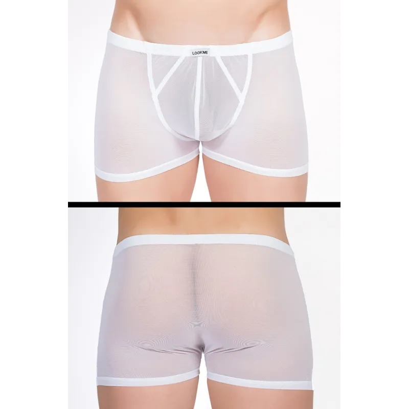 Weiße Boxer Short Malibu 2 92-67 von Look Me | Fesselliebe.de