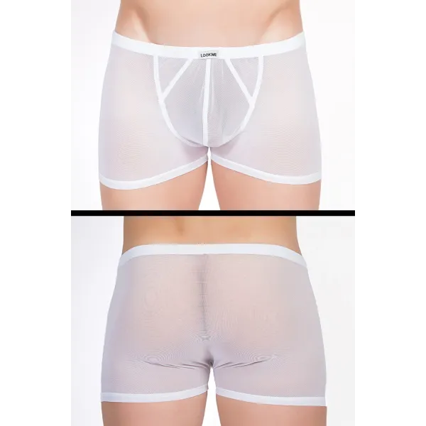 Weiße Boxer Short Malibu 2 92-67 von Look Me | Fesselliebe.de