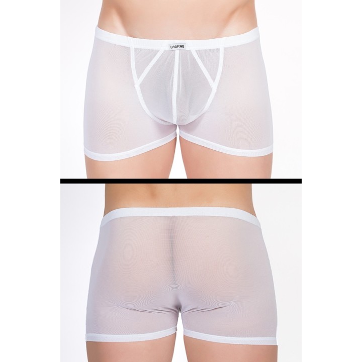 Weiße Boxer Short Malibu 2 92-67 von Look Me | Fesselliebe.de