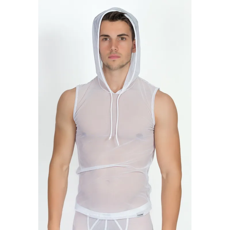 Weißes V-Shirt Malibu 2 92-77 von Look Me | Fesselliebe.de