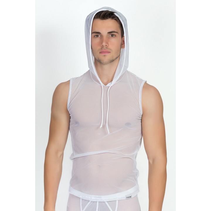 Weißes V-Shirt Malibu 2 92-77 von Look Me | Fesselliebe.de