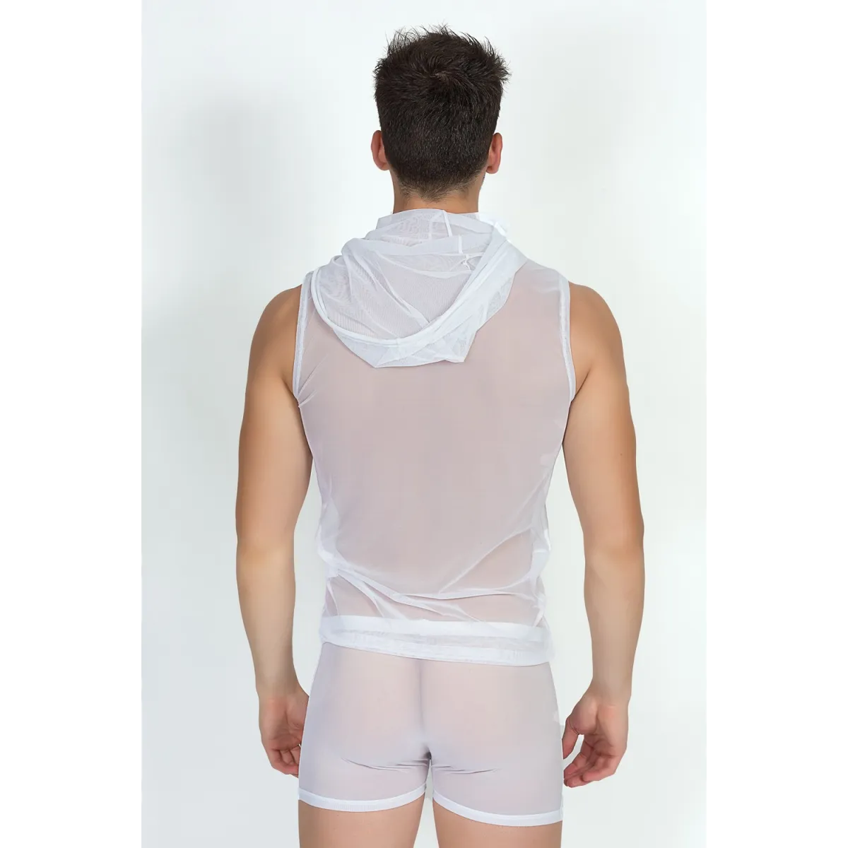 Weißes V-Shirt Malibu 2 92-77 von Look Me | Fesselliebe.de