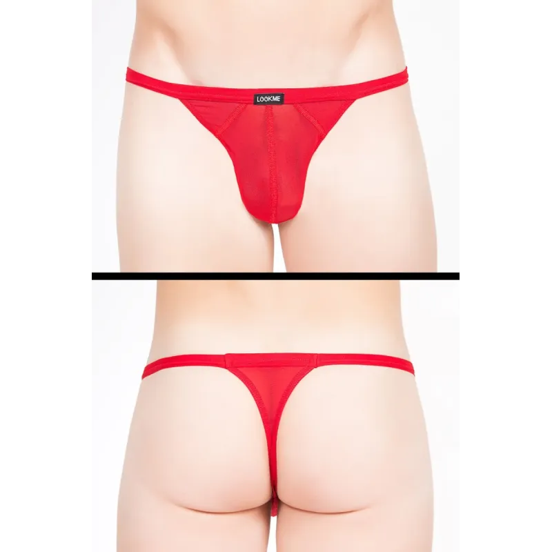 Roter String Malibu 2 92-57 von Look Me | Fesselliebe.de