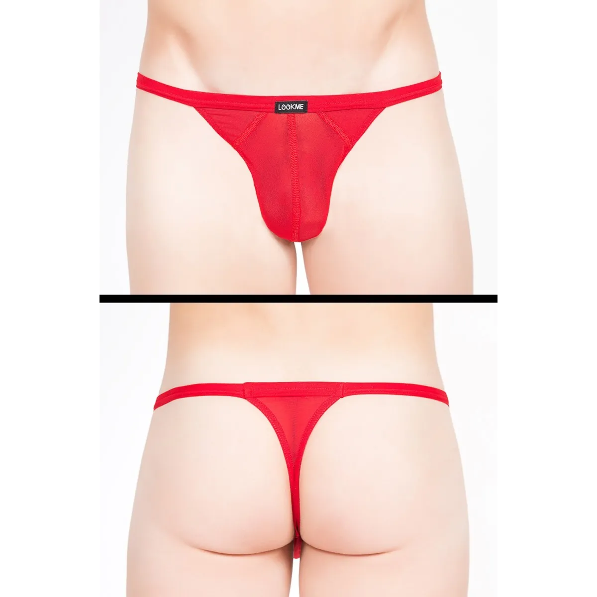 Roter String Malibu 2 92-57 von Look Me | Fesselliebe.de