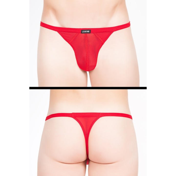 Roter String Malibu 2 92-57 von Look Me | Fesselliebe.de