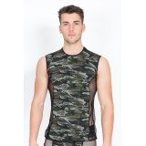 Camouflage V-Shirt Military 58-77 von Look Me | Fesselliebe.de