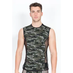 Camouflage V-Shirt Military 58-77 von Look Me | Fesselliebe.de