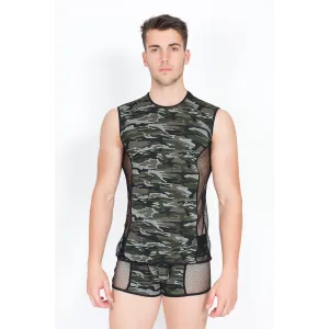 Camouflage V-Shirt Military 58-77 von Look Me