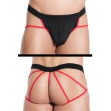 Schwarz/roter Slip Bastien von MeSeduce | Fesselliebe.de