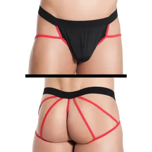 Schwarz/roter Slip Bastien von MeSeduce | Fesselliebe.de