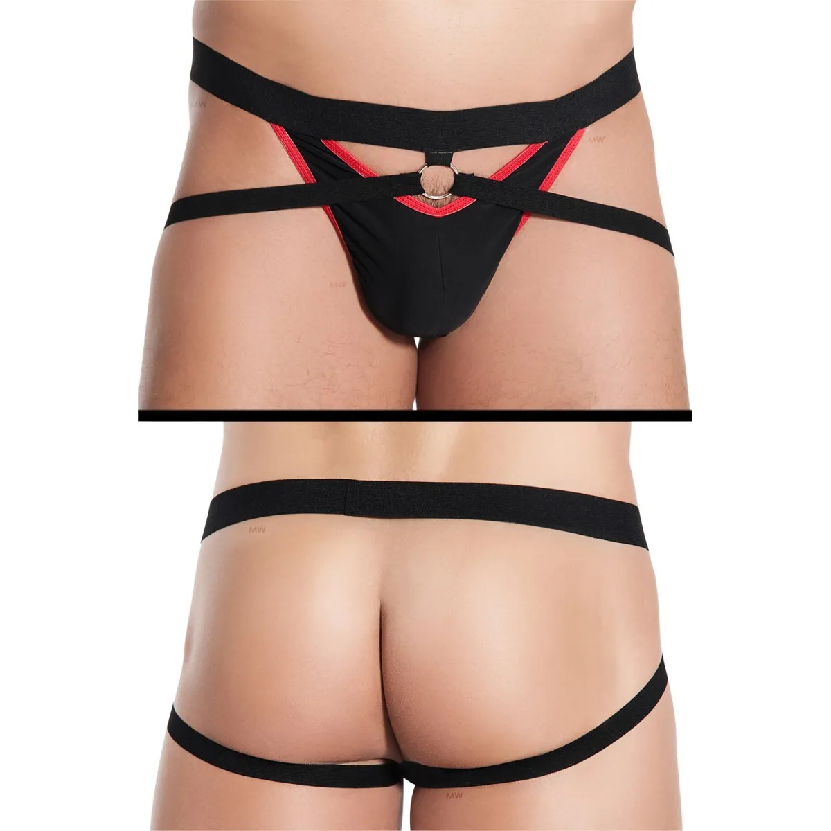 Schwarz/roter Slip Danny von MeSeduce | Fesselliebe.de