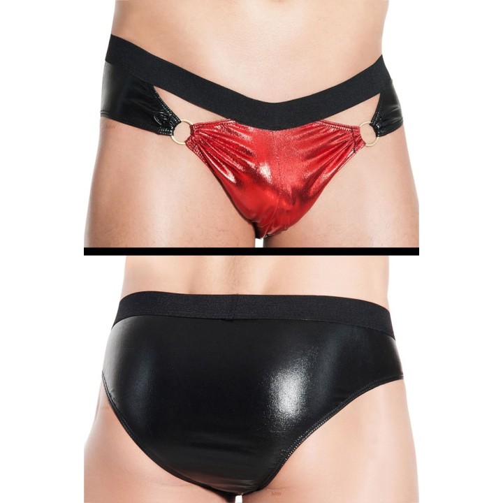 Rot/schwarzer Slip Bruno von MeSeduce | Fesselliebe.de