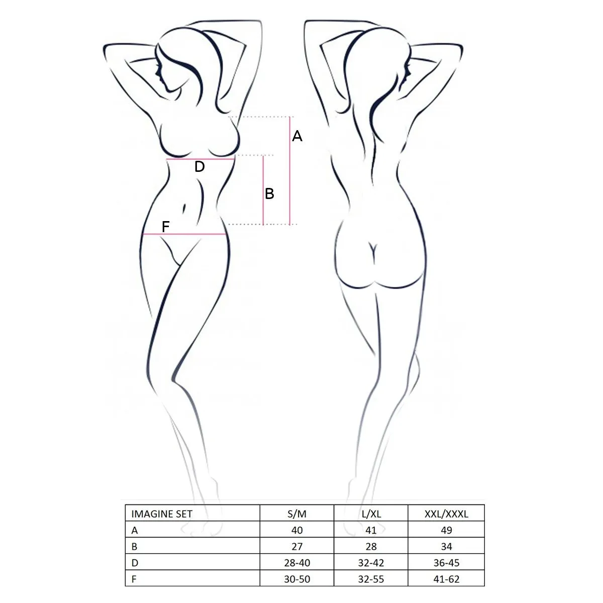 Schwarzes Imagine Set von Passion Erotic Line | Fesselliebe.de