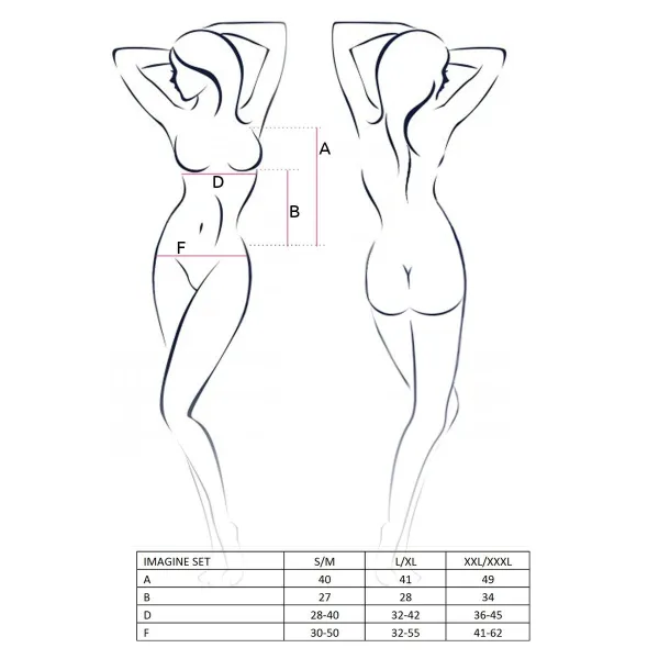 Schwarzes Imagine Set von Passion Erotic Line | Fesselliebe.de