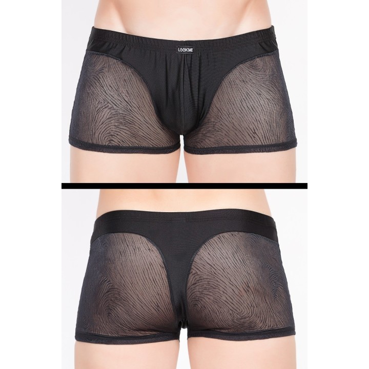 Schwarze Boxer Short 704-67 von Look Me | Fesselliebe.de