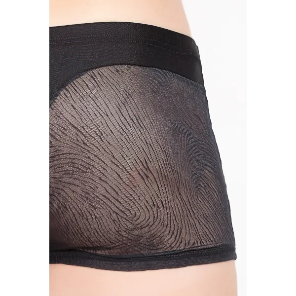 Schwarze Boxer Short 704-67 von Look Me | Fesselliebe.de