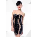 Schwarzes Minikleid Astrid von Demoniq Hard Candy Collection