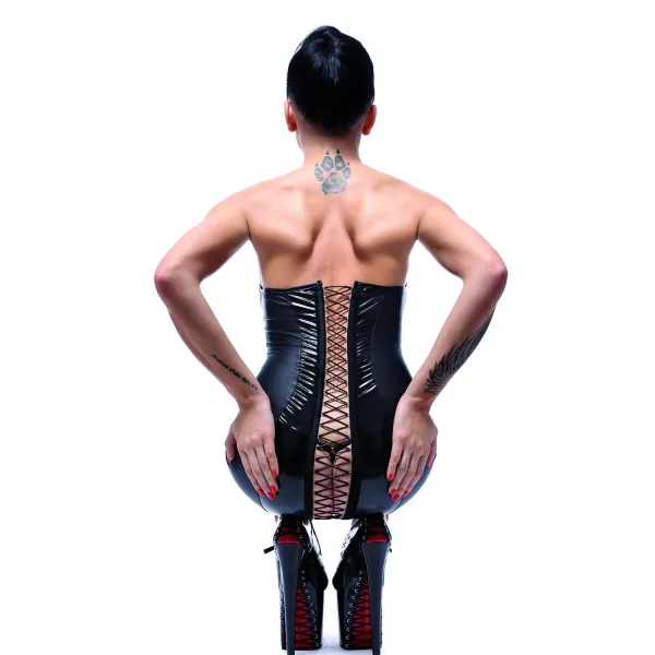 Schwarzes Minikleid Astrid von Demoniq Hard Candy Collection | Fesselliebe.de