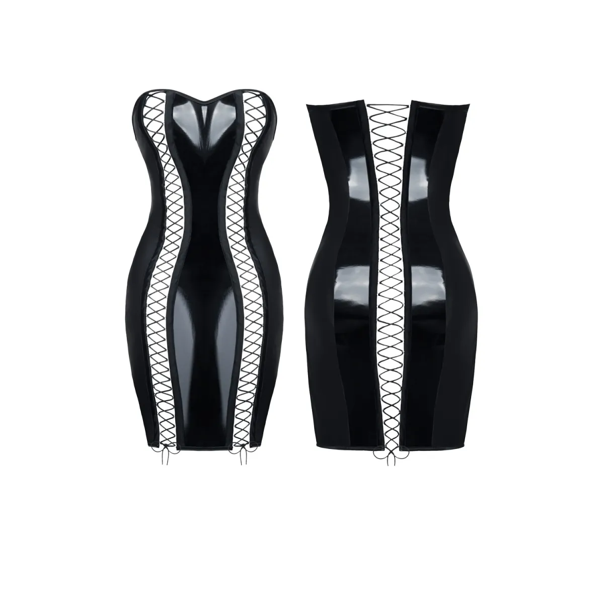 Schwarzes Minikleid Astrid von Demoniq Hard Candy Collection | Fesselliebe.de