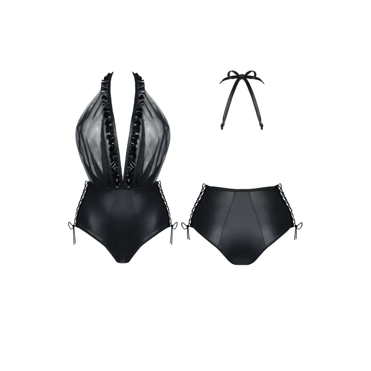 Schwarzer Body Carmen von Demoniq Hard Candy Collection | Fesselliebe.de