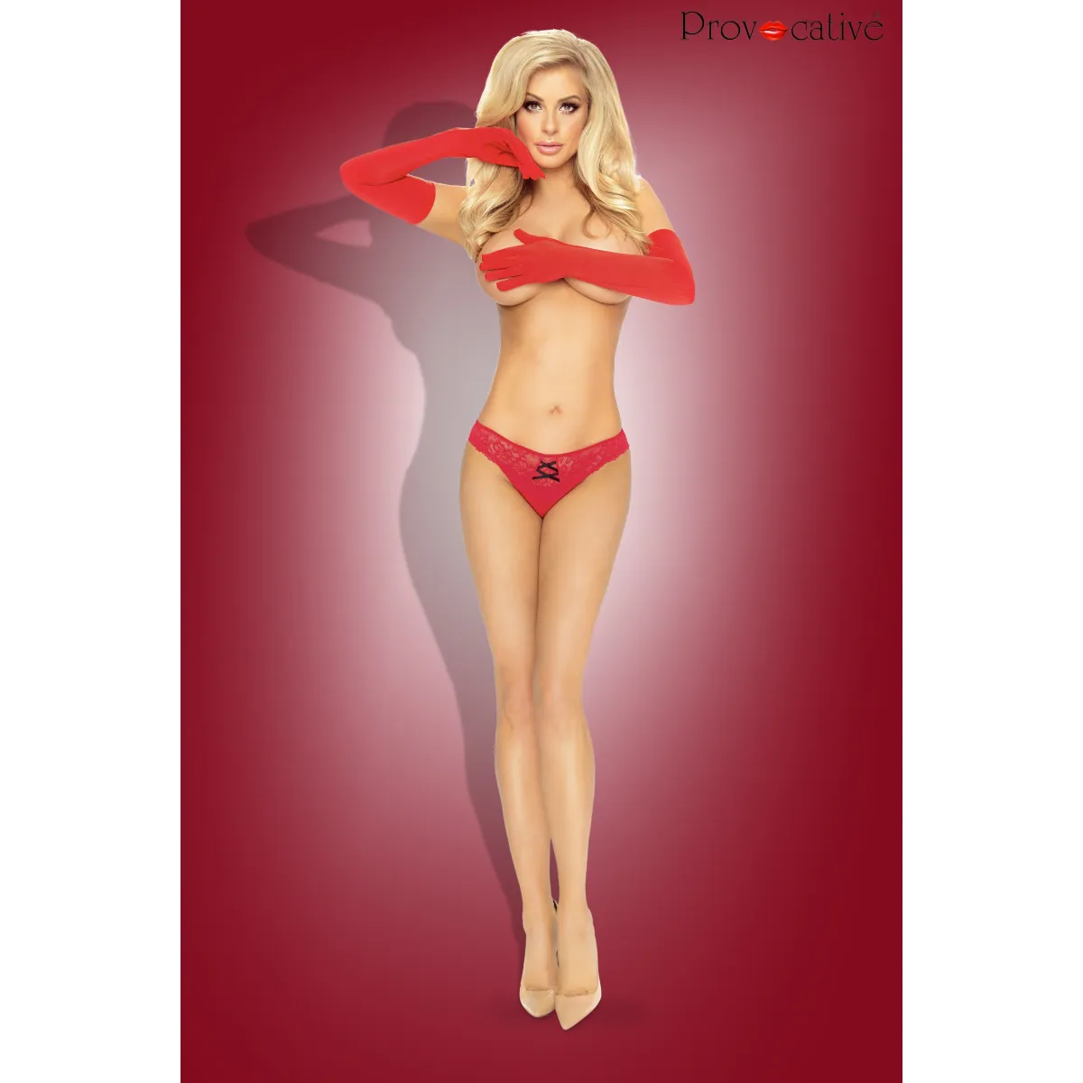 Roter Sexy Thong von PRovocative | Fesselliebe.de