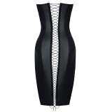 Schwarzes Kleid Ellen von Demoniq Hard Candy Collection | Fesselliebe.de
