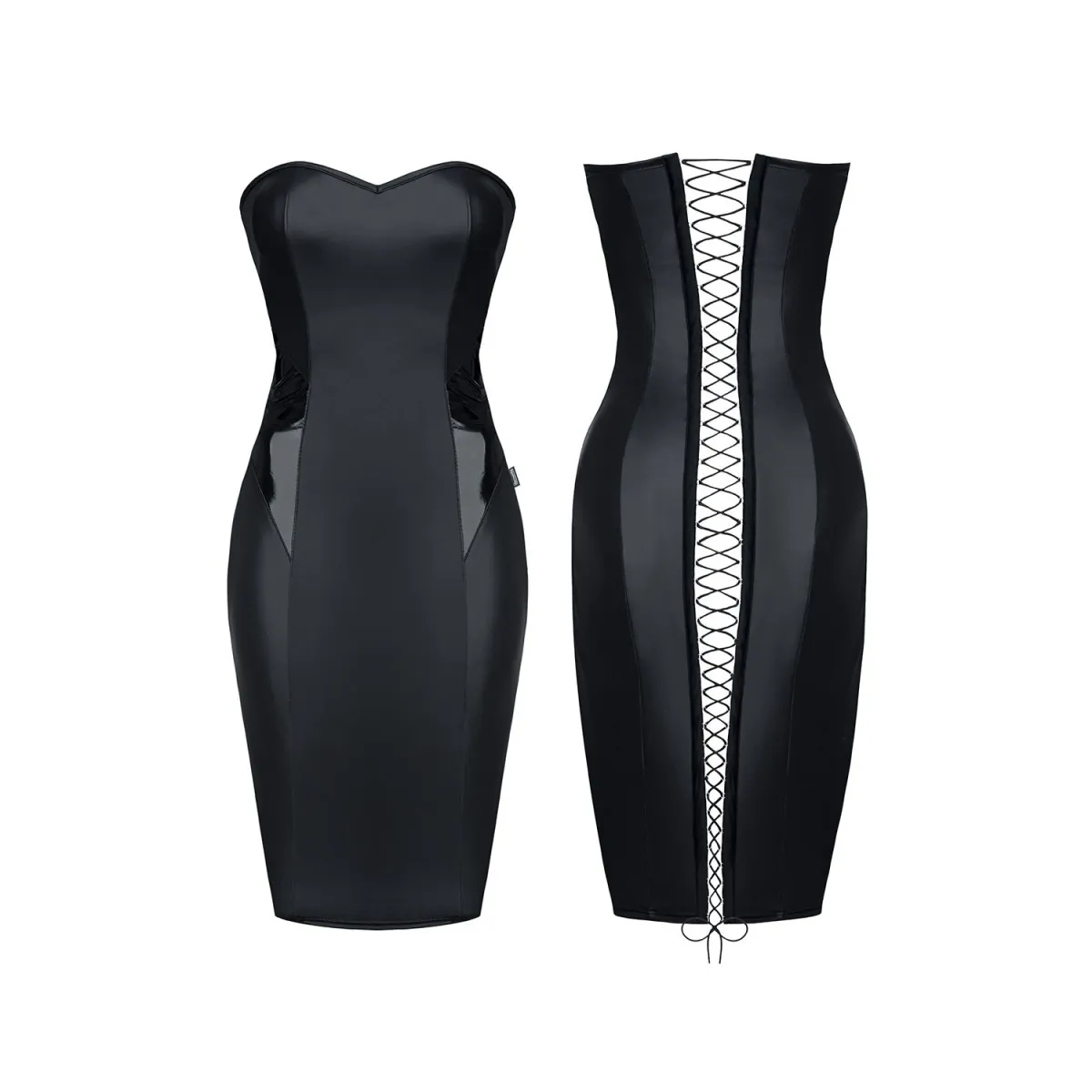 Schwarzes Kleid Ellen von Demoniq Hard Candy Collection | Fesselliebe.de