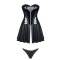 Schwarzes Minikleid Rita von Demoniq Hard Candy Collection
