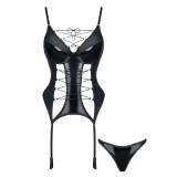 Schwarzes Gorset Ruth von Demoniq Hard Candy Collection | Fesselliebe.de