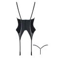 Schwarzes Gorset Ruth von Demoniq Hard Candy Collection