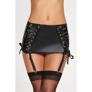 Schwarzer Strapsgürtel Ananea von 7-Heaven