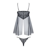 Schwarzes Babydoll Clotilde von Demoniq Look at Me Collection | Fesselliebe.de