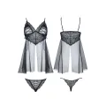 Schwarzes Babydoll Clotilde von Demoniq Look at Me Collection