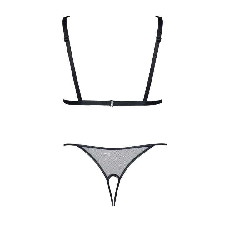 Schwarzes Set Gabrielle von Demoniq Look at Me Collection | Fesselliebe.de