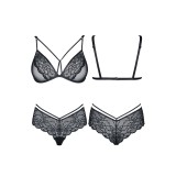 Schwarzes Set Grace von Demoniq Look at Me Collection | Fesselliebe.de