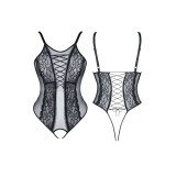 Schwarzer ouvert Body Margot von Demoniq Look at Me Collection | Fesselliebe.de