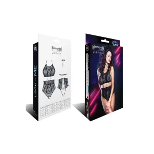 Schwarzes Set Mireille von Demoniq Look at Me Collection