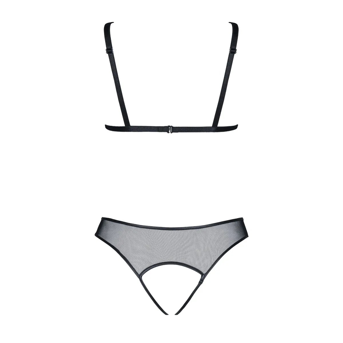 Schwarzes Set Pola von Demoniq Look at Me Collection | Fesselliebe.de