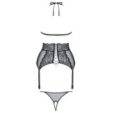 Schwarzes Set Vanda von Demoniq Look at Me Collection | Fesselliebe.de