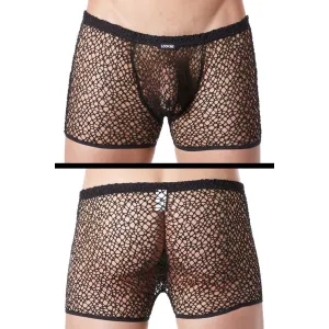 Schwarze Netz Boxer Short Fetish 810-67 von Look Me | Fesselliebe.de