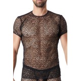 Schwarzes Netz T-Shirt Fetish 810-77 von Look Me | Fesselliebe.de