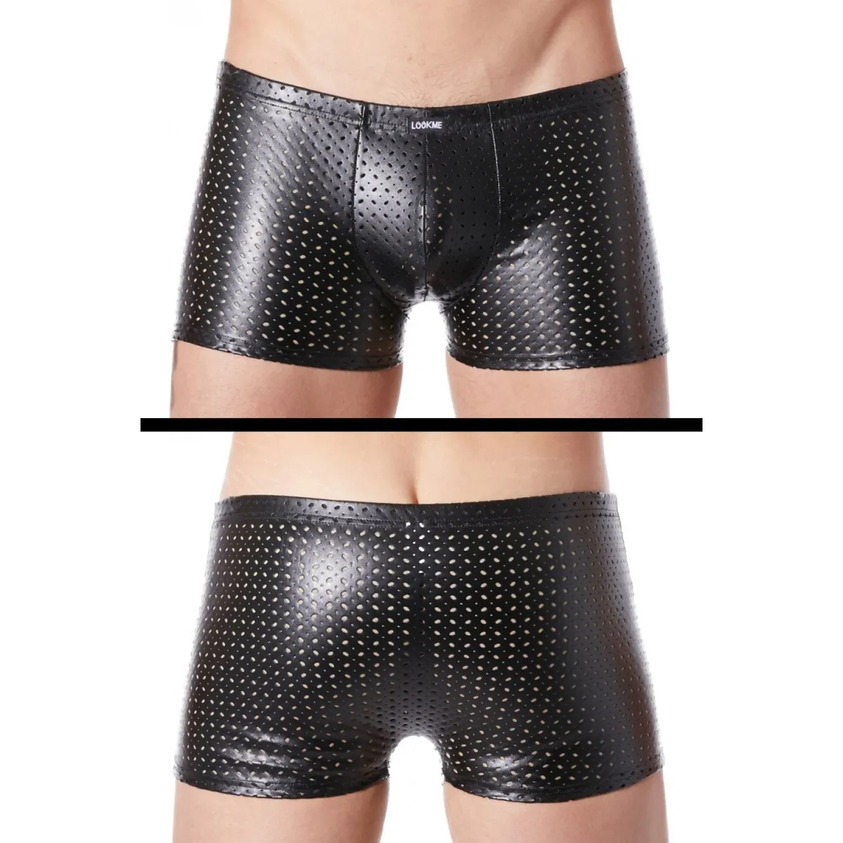 Schwarze Herren Boxer Short Tender 811-67 von Look Me | Fesselliebe.de