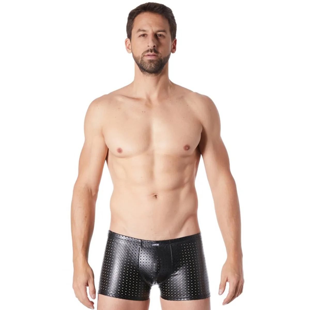 Schwarze Herren Boxer Short Tender 811-67 von Look Me | Fesselliebe.de