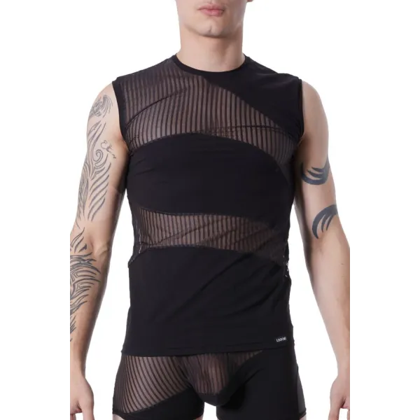 Schwarzes T-Shirt Shade 803-77 von Look Me | Fesselliebe.de