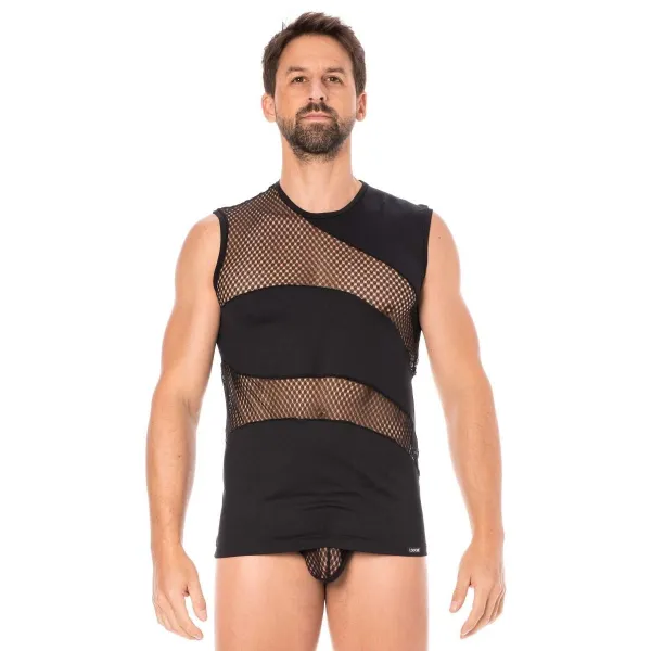 Schwarzes T-Shirt Shade 803-77 von Look Me | Fesselliebe.de